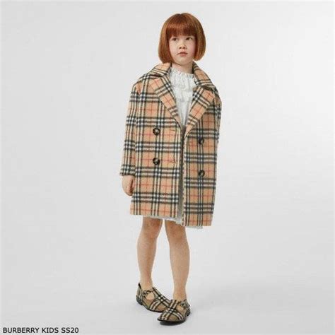 burberry kids alpaca coat|kids Burberry shoes.